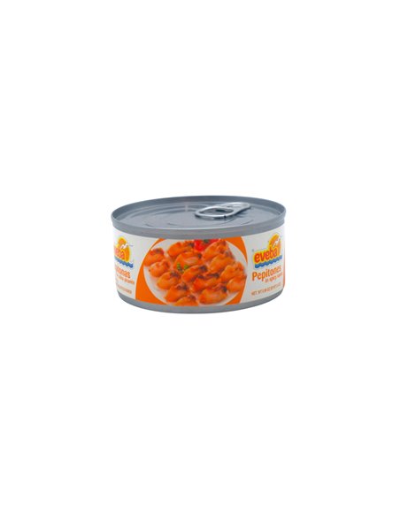 34084 - Eveba Pepitones In Spicy Sauce - 2.4 oz. (24 Cans) - Box:  - Loc: E12