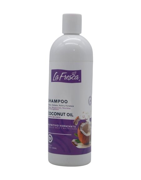 34121 - La Fresca Shampoo. Coconut Oil - 16 fl. oz. - Box:  - Loc: I2