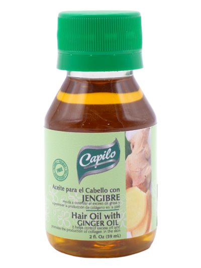 29687 - Capilo Ginger Oil ( Aceite Jengibre ) - 2 fl. oz. - BOX: 24
