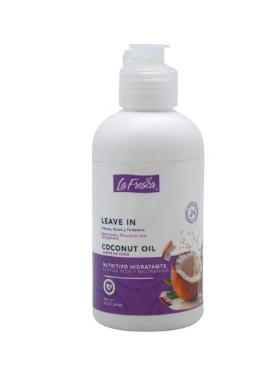 34122 - La Fresca Leave In. Coconut Oil - 8 fl. oz. - Box:  - Loc: I2