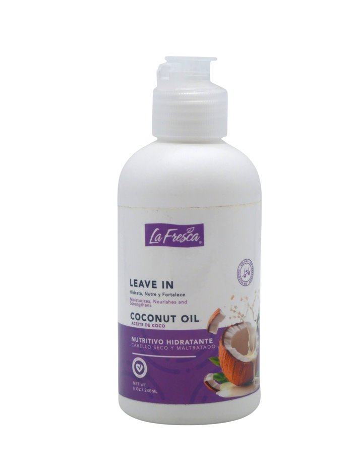 34122 - La Fresca Leave In. Coconut Oil - 8 fl. oz. - Box:  - Loc: I2