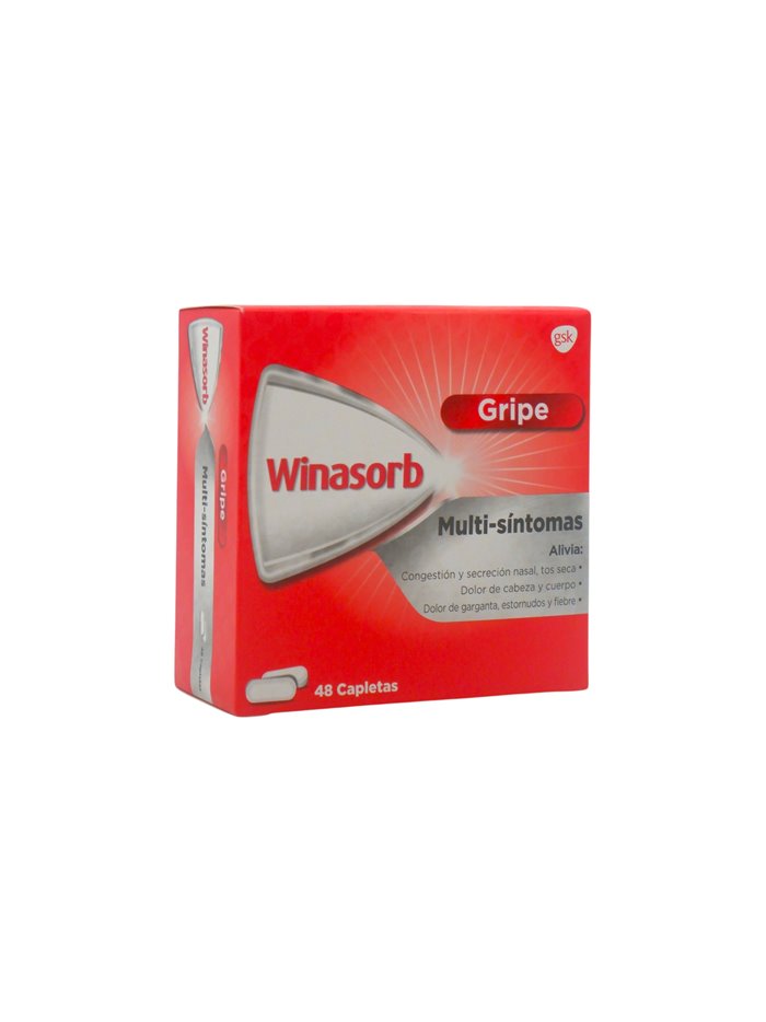 33883 - Winasorb Gripe- Multi-Sintomas  - 48 Capletas - Box:  - Loc: K6