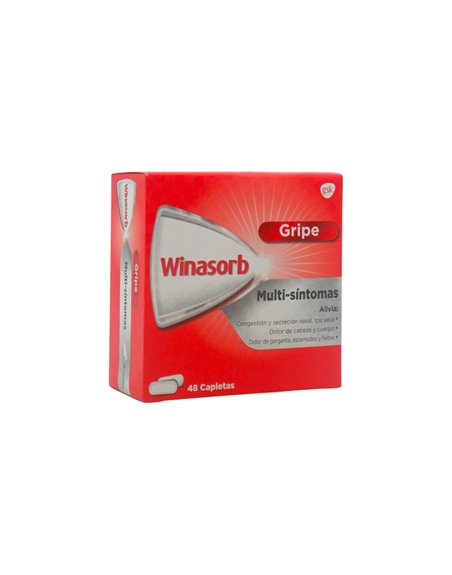 33883 - Winasorb Gripe- Multi-Sintomas  - 48 Capletas - Box:  - Loc: K6