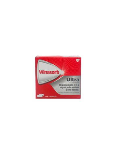 33885 - Winasorb Ultra 500mg - 104 Caplets - Box:  - Loc: K6