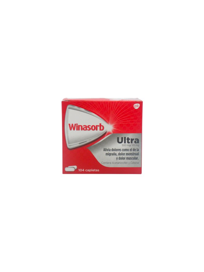 33885 - Winasorb Ultra 500mg - 104 Caplets - Box:  - Loc: K6