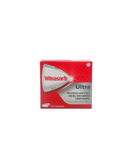 33885 - Winasorb Ultra 500mg - 104 Caplets - Box:  - Loc: K6