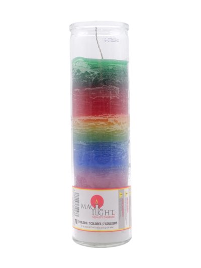29899 - Candle 7 Days Seven Colors  - (Case of 12). 1043 - BOX: 12 Units
