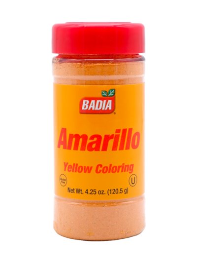30442 - Badia Yellow Coloring (Colorante Amarillo) 6/4.5 Oz. (Pack of 6) - BOX: 6