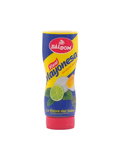 32561 - Baldom Mayonnaise Real -Lemon Flavor , Squeeze - 12.5oz
(Case Of 24) - Box: 24 - Loc: 